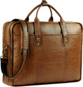 18 Inch Genuine Leather Messenger Laptop Bag C790