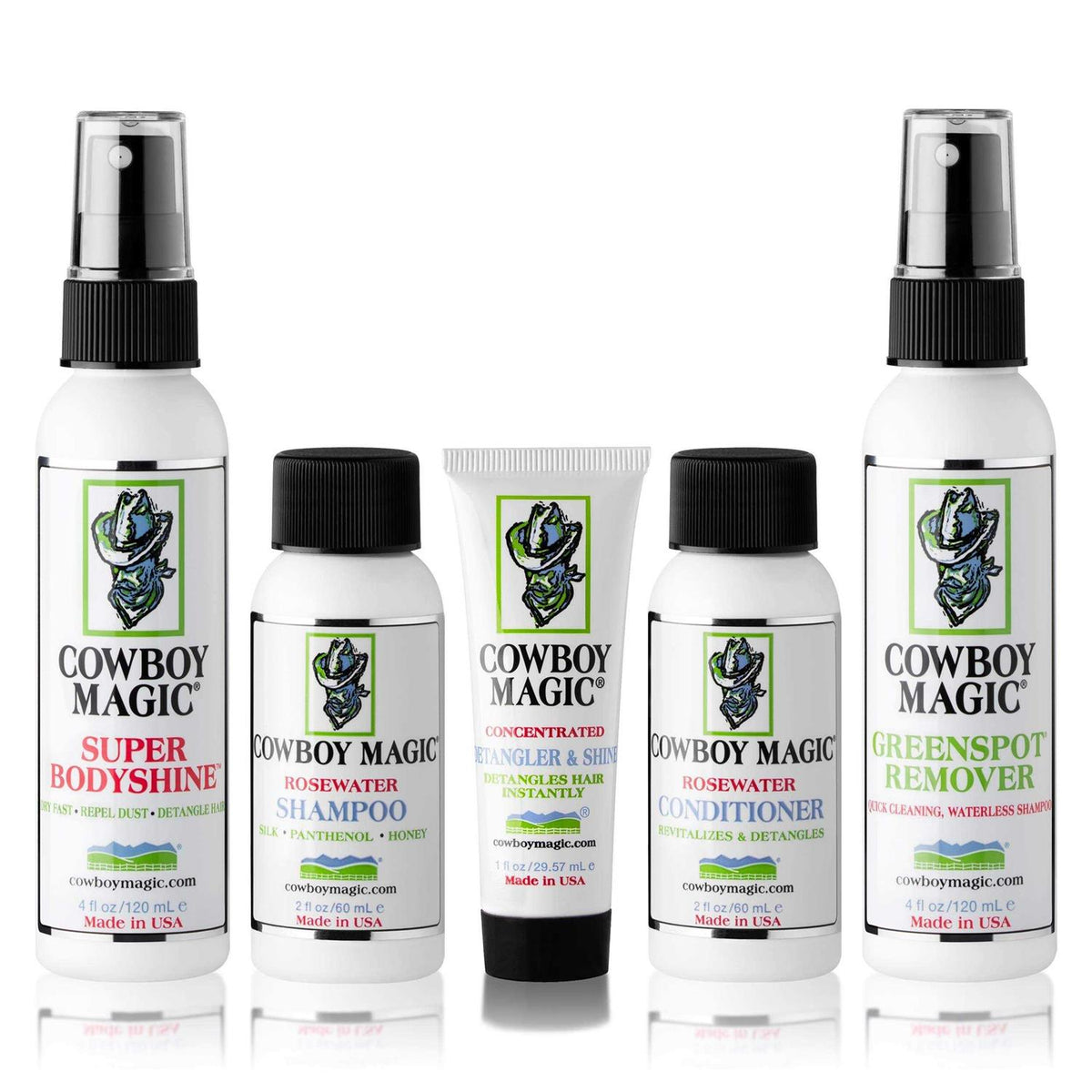 Shampoo, Conditioner, Detangler and Remover Sampler Kit C6776
