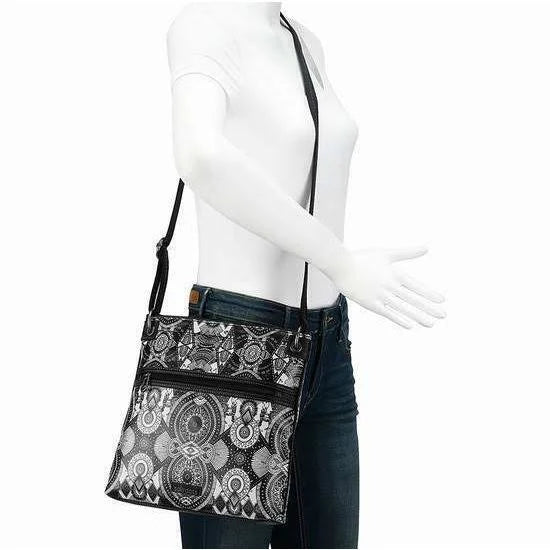 Flat Coated Canvas Crossbody W171321