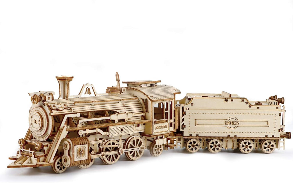 1:18 Scale Wooden 3D Puzzle Car Model Kit Q133396
