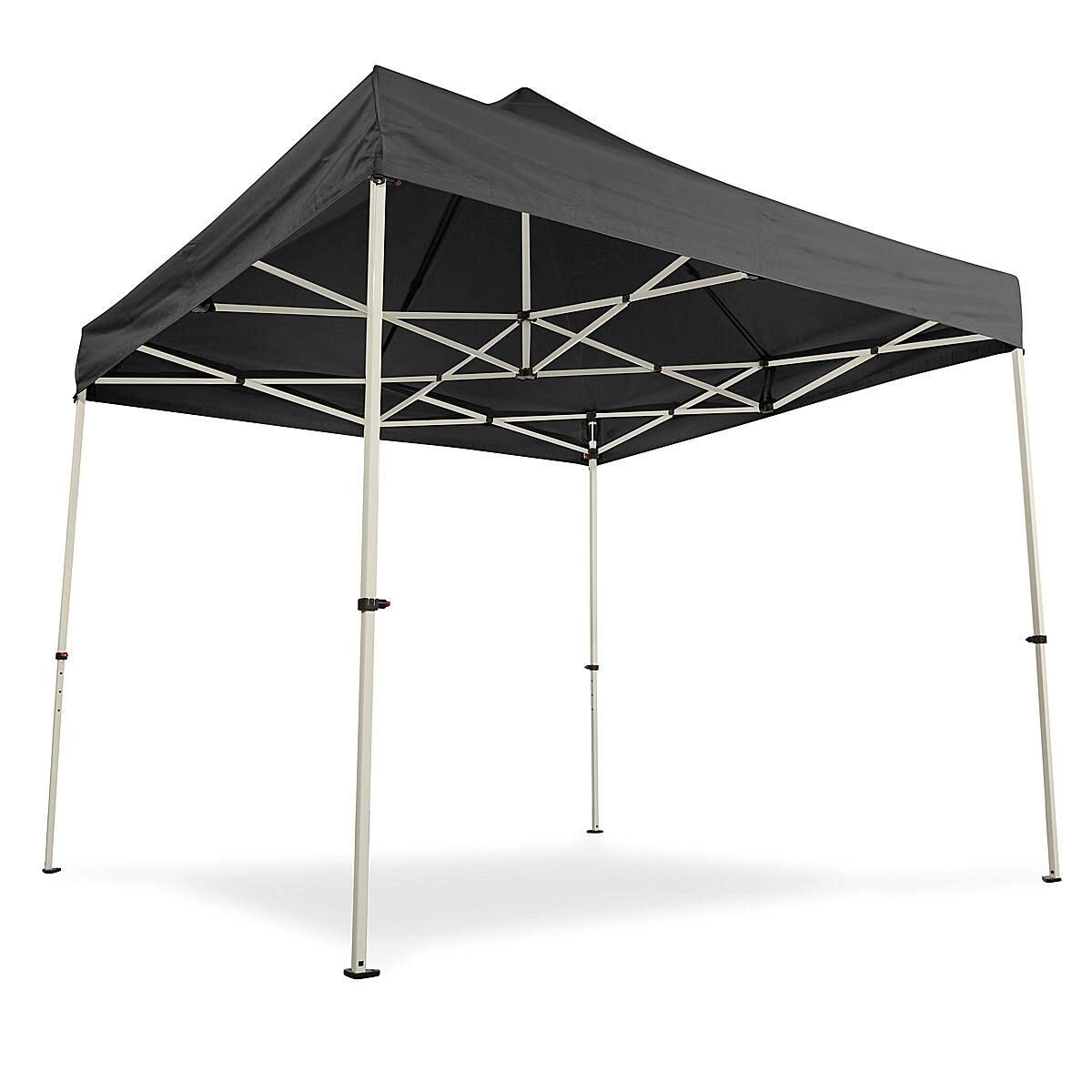 Black 10 x 10' Steel Frame Canopy I491