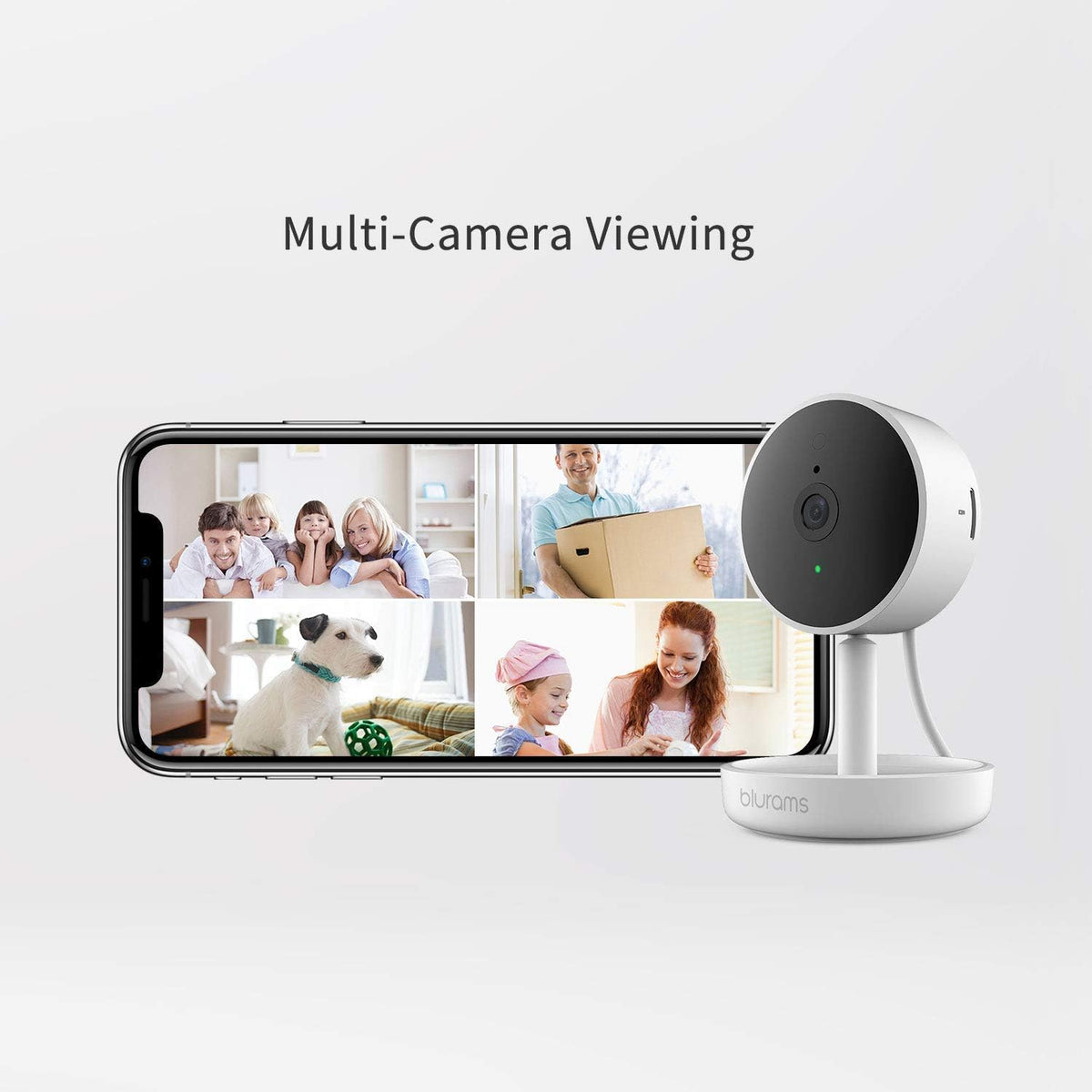 Indoor Security Camera Bundle Set, 1080p Baby Monitor Pet/Nanny Camera with Two-Way Audio, IR Night Vision, Pack of 2 V780