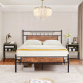 3-Piece Bed Frame and 2 Nightstand Set D9456