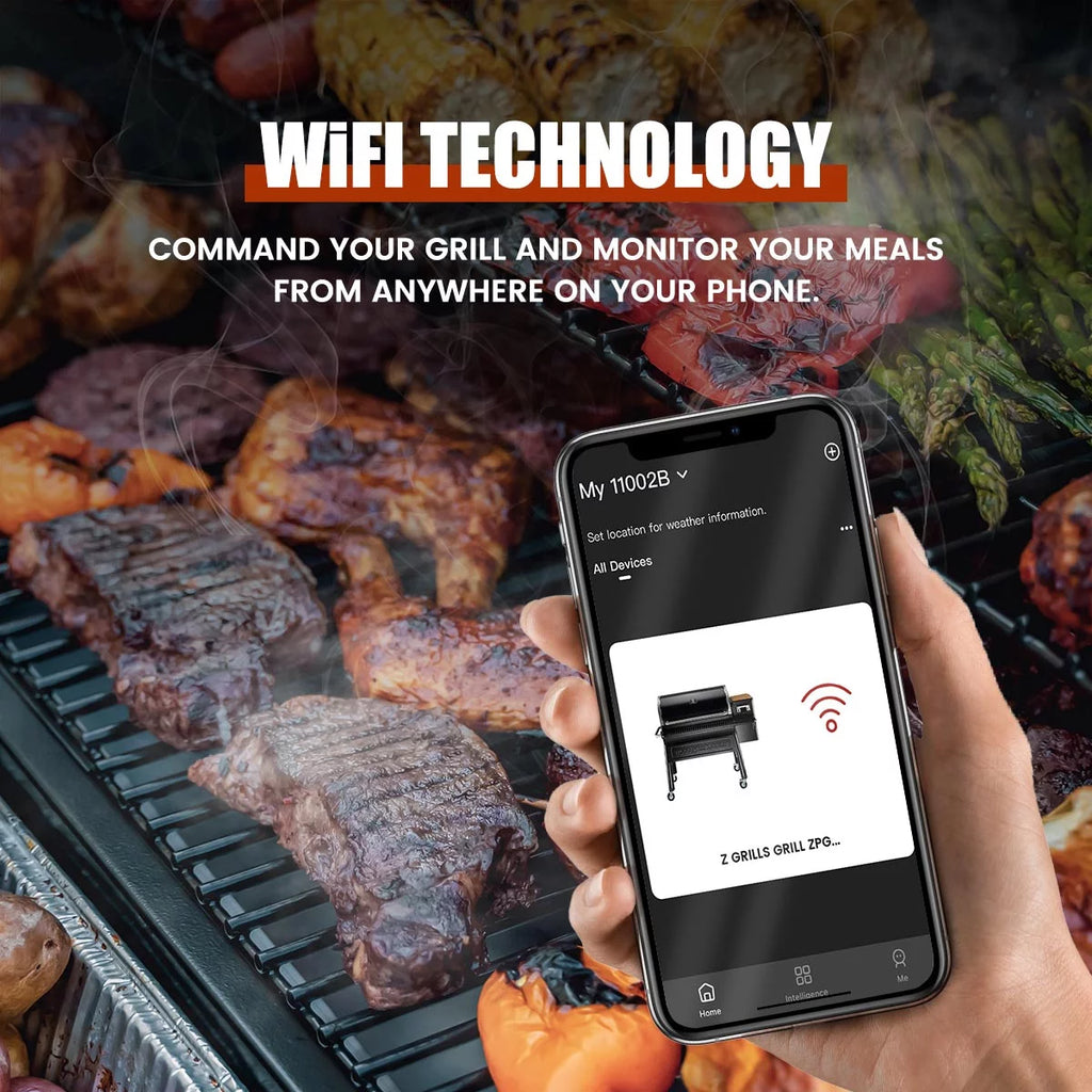 Wood Pellet Grill & Smoker with WiFi H4785