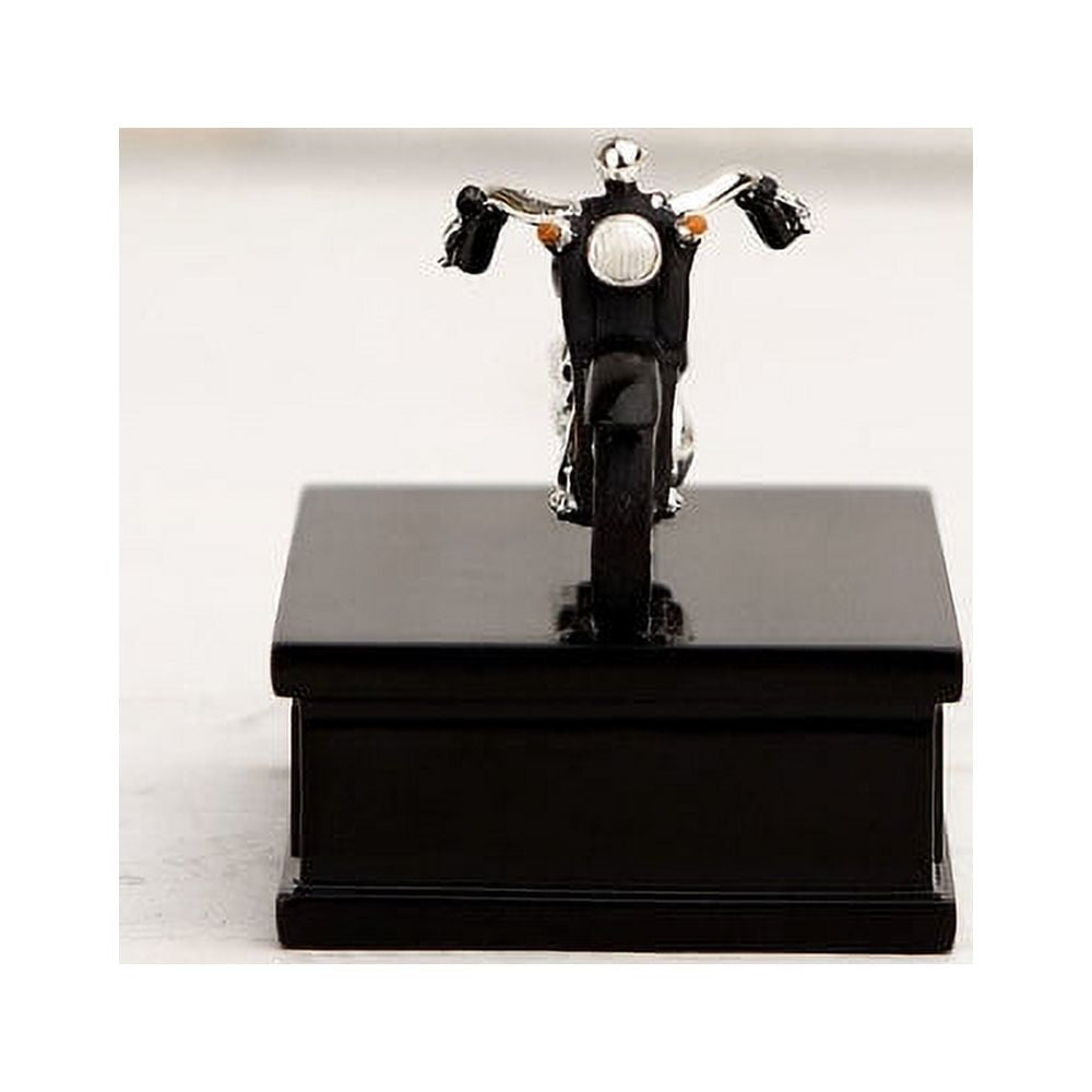 Mini Black & Chrome Motorcycle Keepsake Urn R46802