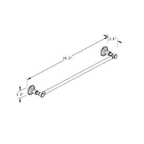 Satin Nickel Towel Bar Y7972