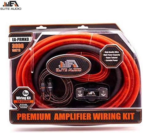 0 Gauge CCA Amp Kit with 20 feet 0 AWG + 2-Channel RCA Interconnects G6625