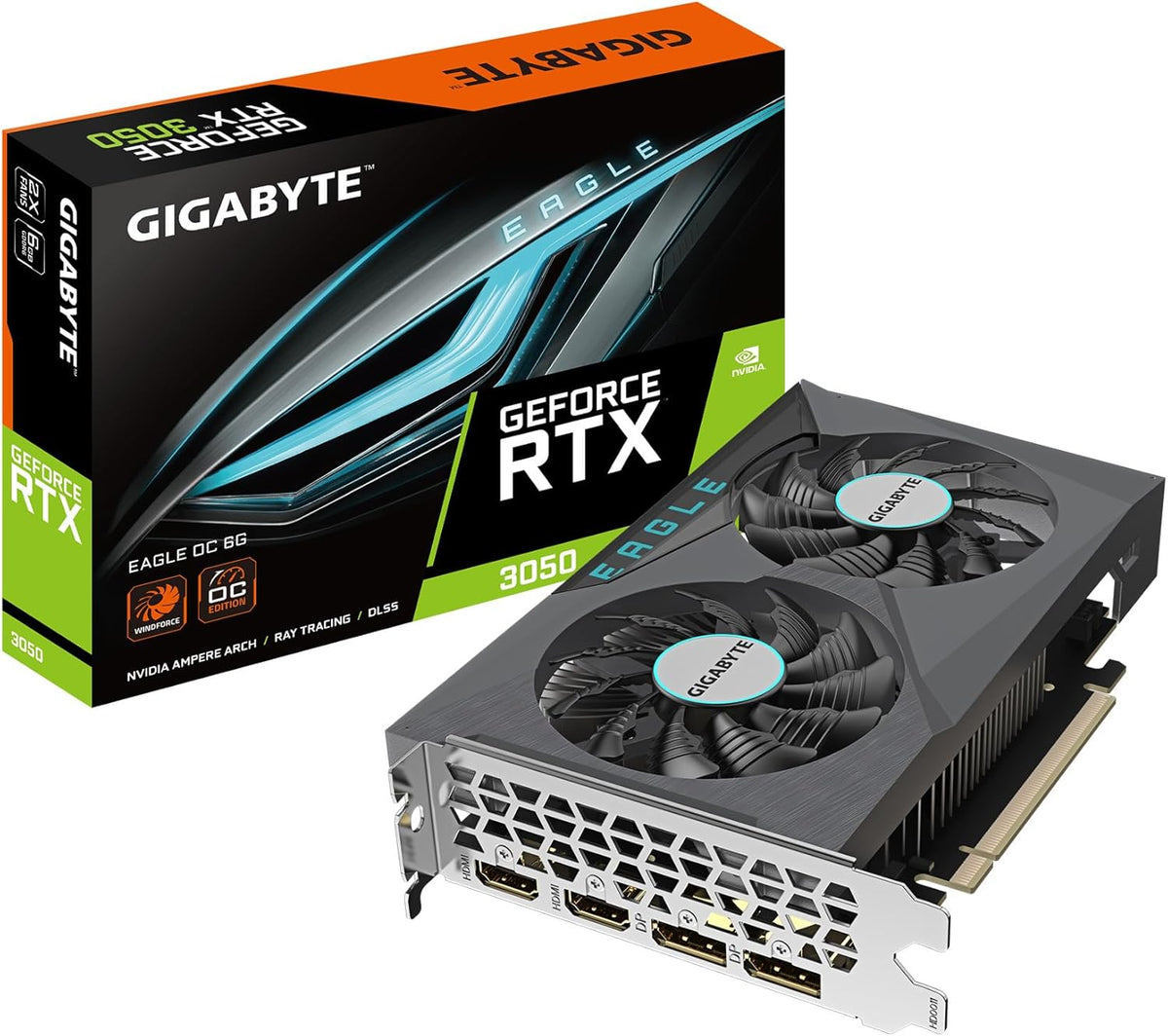 GeForce RTX 3050 6G Graphics Card, 6GB GDDR6 B319