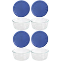 7-Cup Glass Bowl and Lids 4-Pack C19882