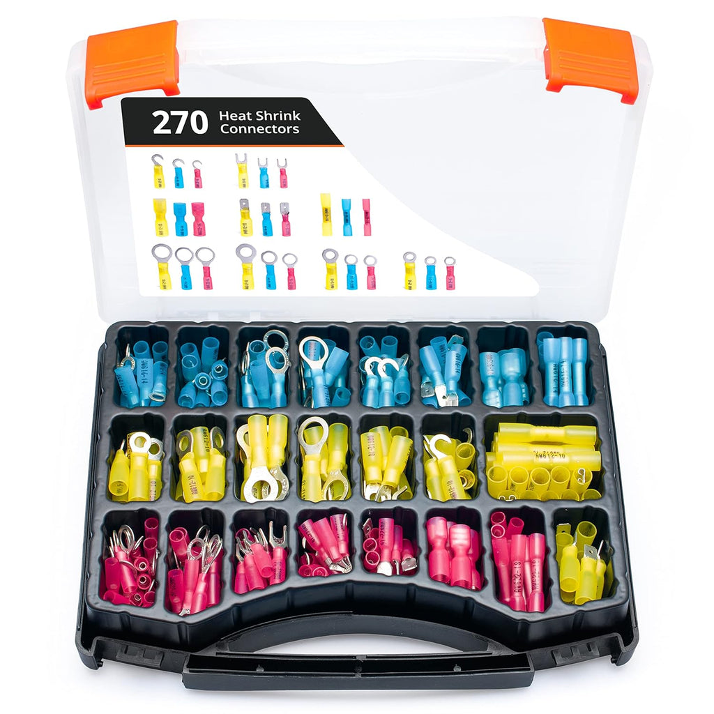 Heat Shrink Wire Connectors Kit 540 PCS F53234