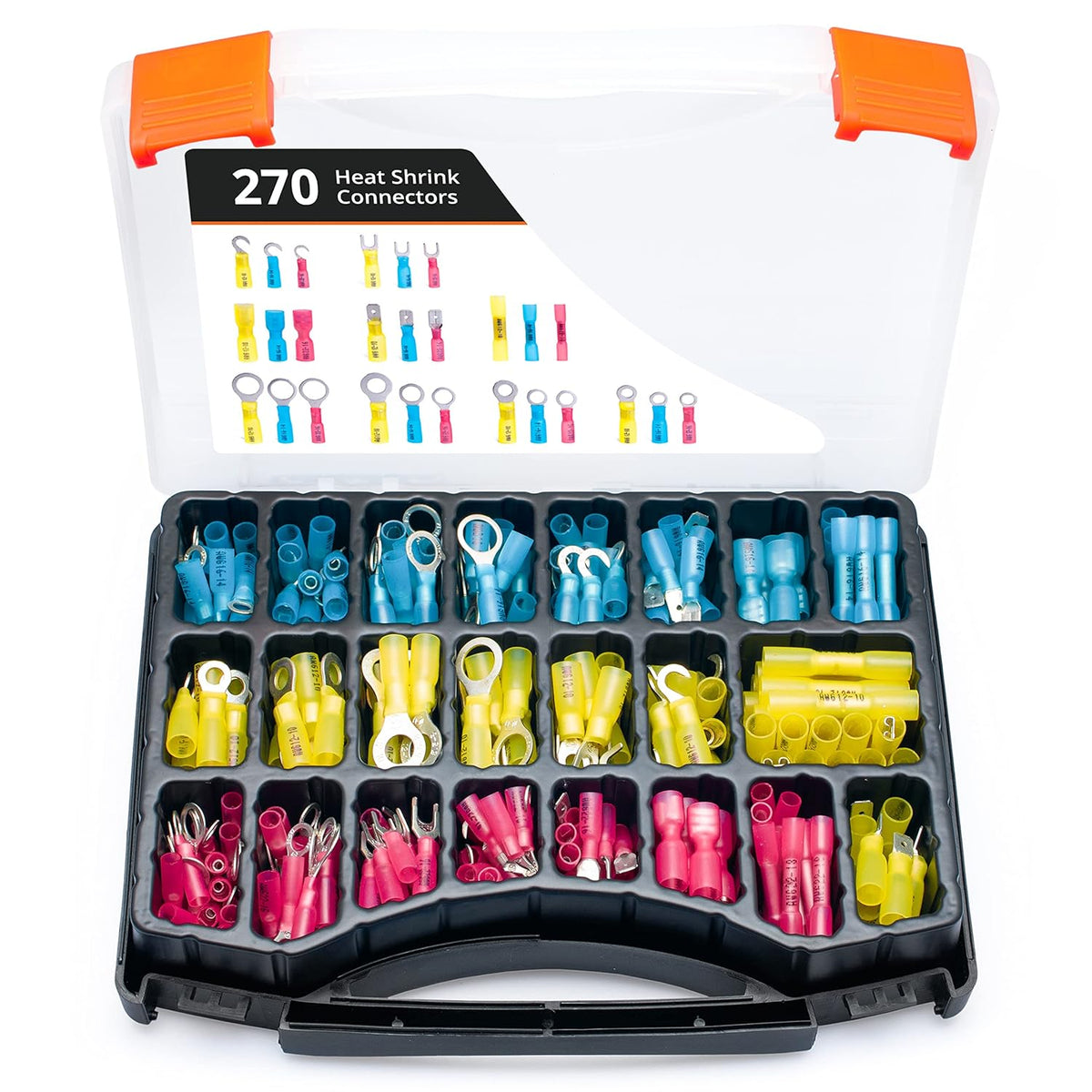 Heat Shrink Wire Connectors Kit 540 PCS F53234