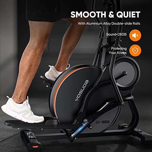3-in-1 Elliptical Machine Stair Stepper Trainer with 16 Resistance E517