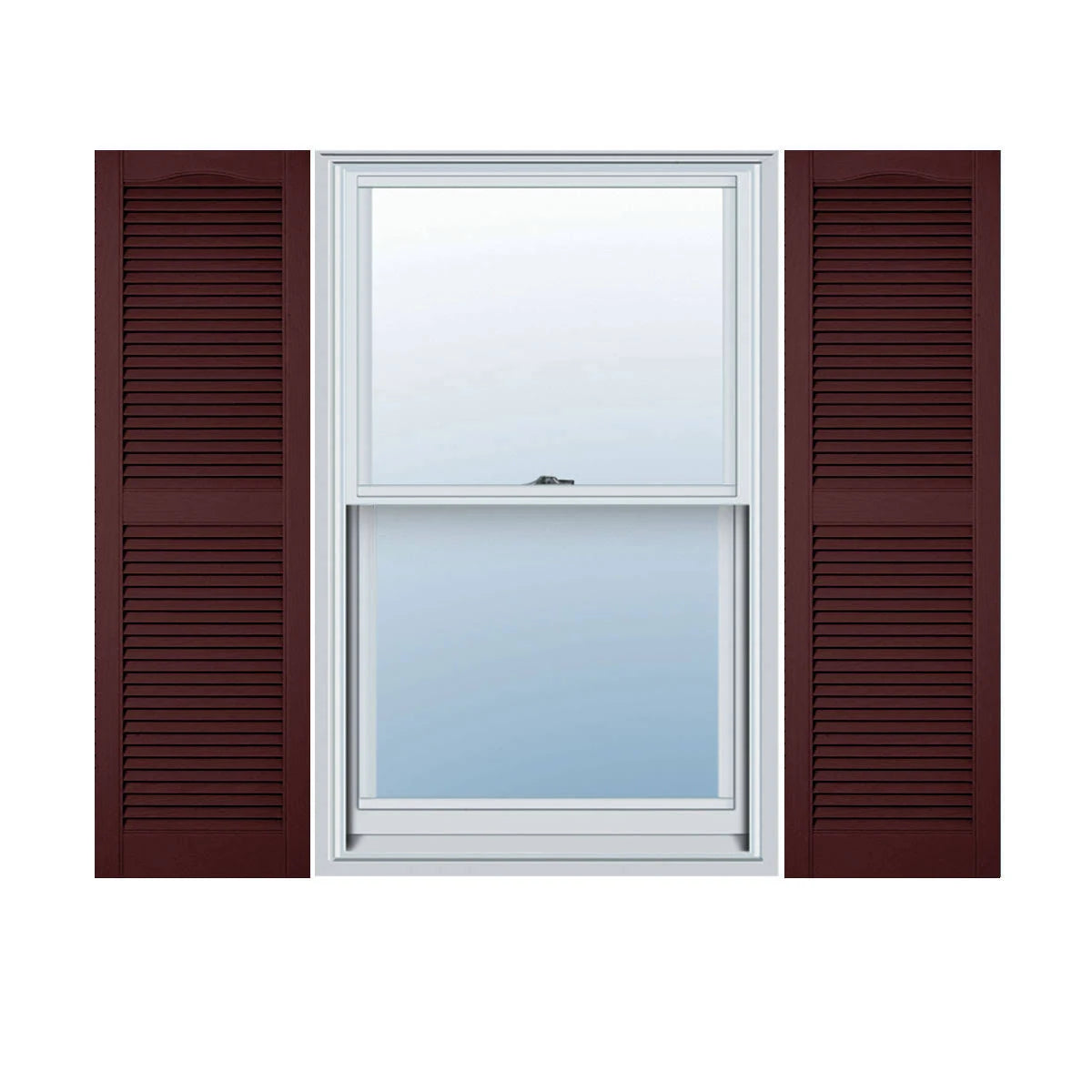 Vinyl Open Louver Shutters Z4581