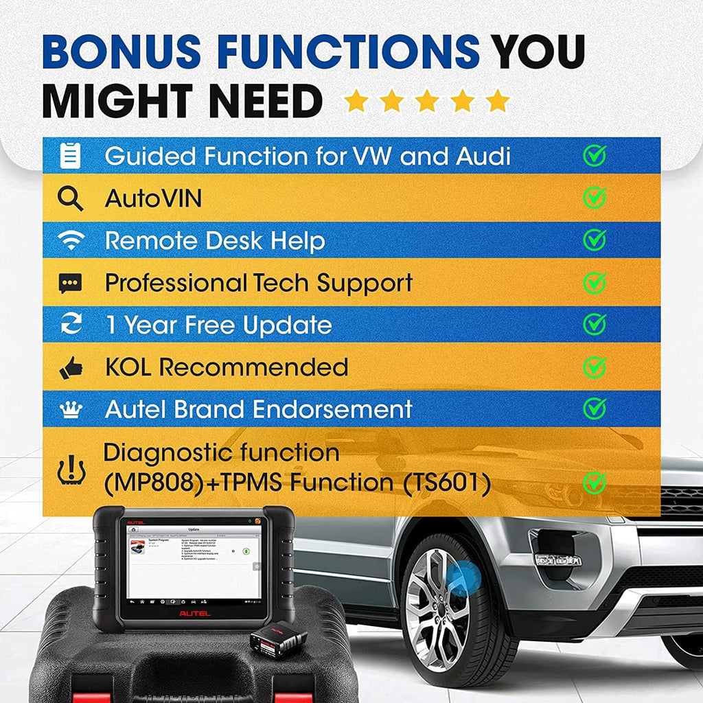 Autel MaxiPRO MP808TS Scanner with TPMS Service C396565