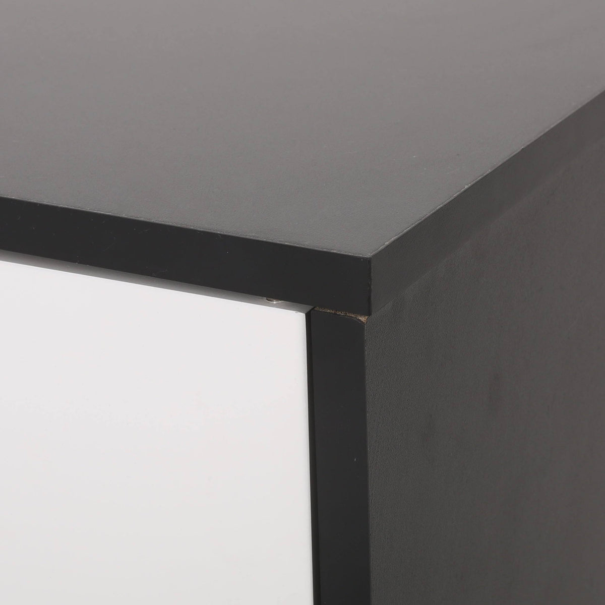 2 Door Cabinet Black/White N628471