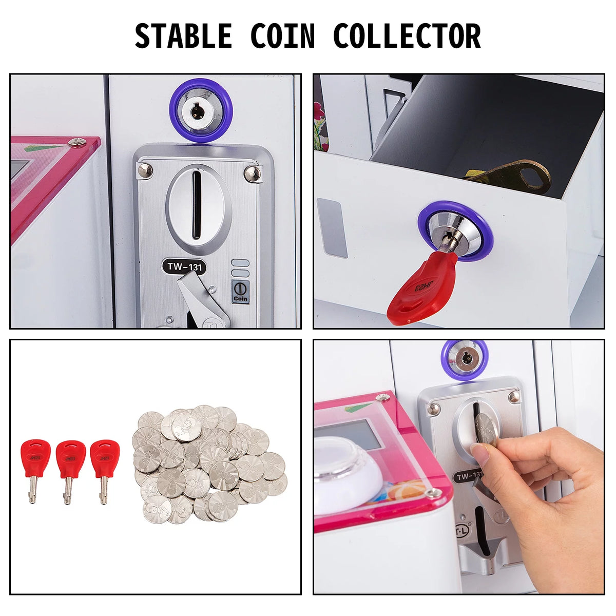 Mini Claw Crane Machine 110V Metal Case C3415