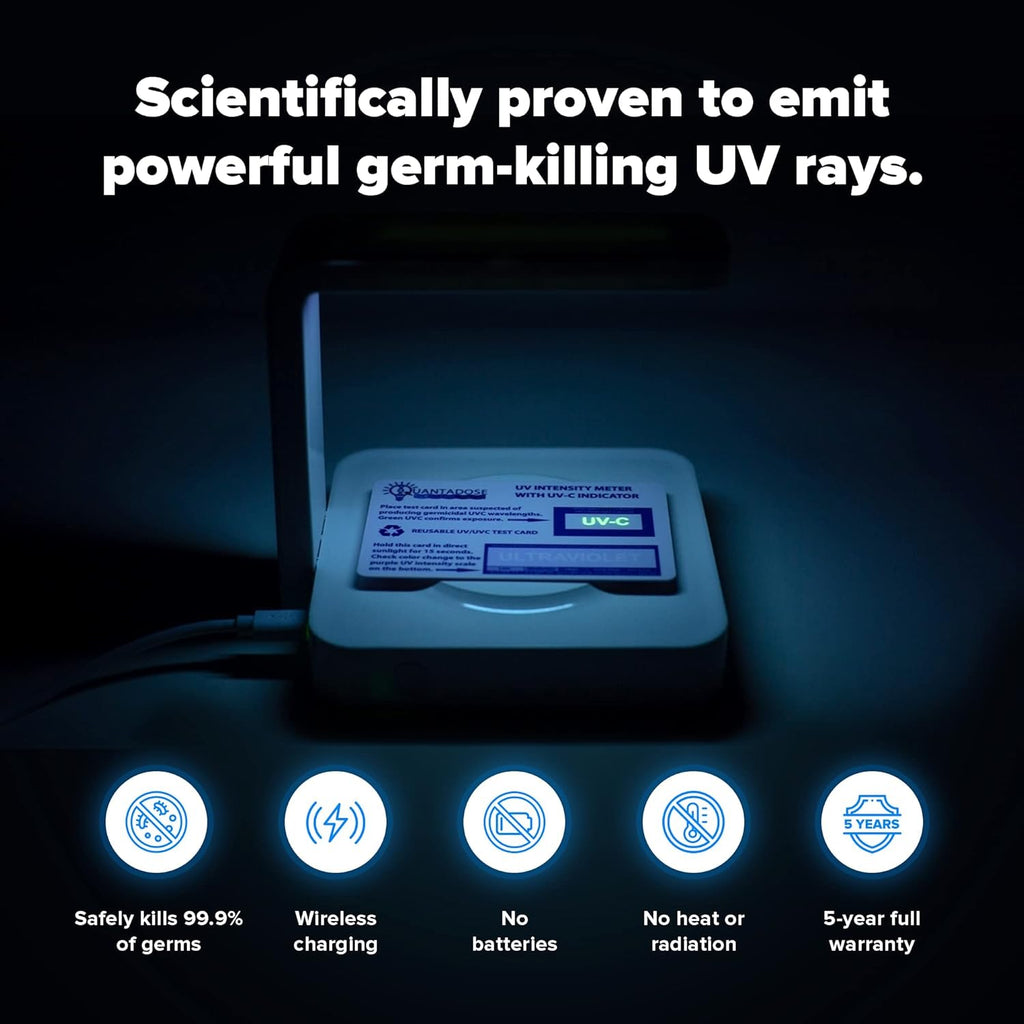 White UV Phone Sanitizer and Charger H4510