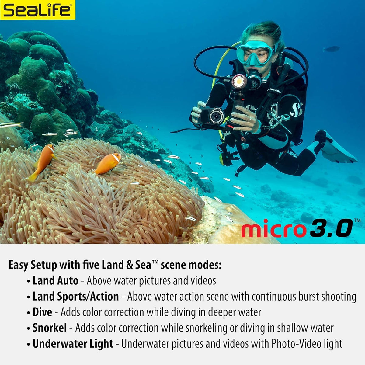 Underwater Camera & Dual Light Set L9447
