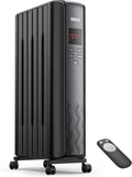 1500W Electric Oil Filled Radiator Heater with Remote Control S195128