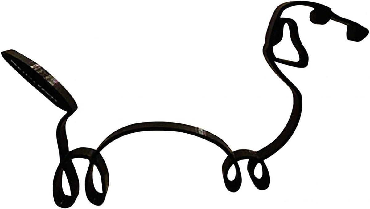 Metal Abstract Dog Line Drawing Sculpture S6223