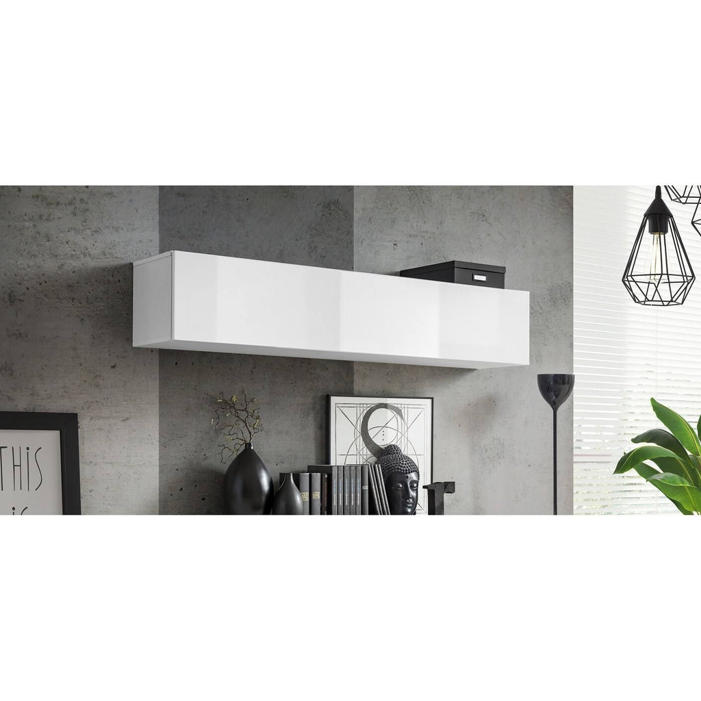 White Wall-Mounted Shelf Cabinet E98998