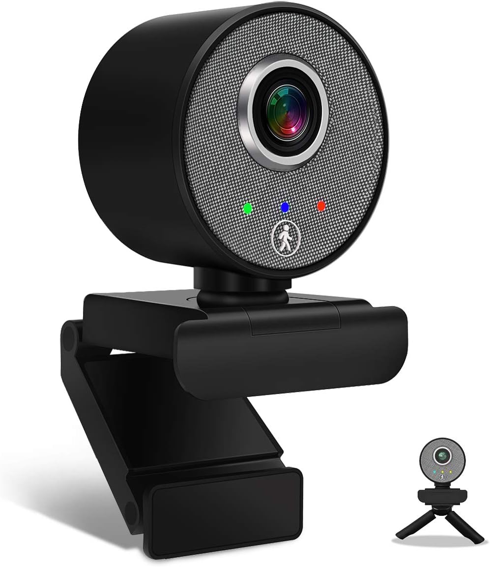1080P HD Webcam with Microphone and Auto Tracking I8605