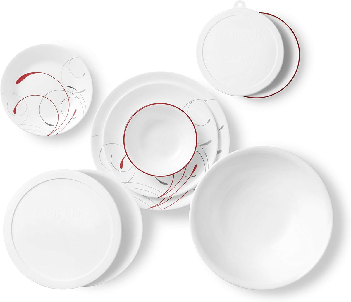 78-Piece Triple Layer Glass Dinnerware Set M541