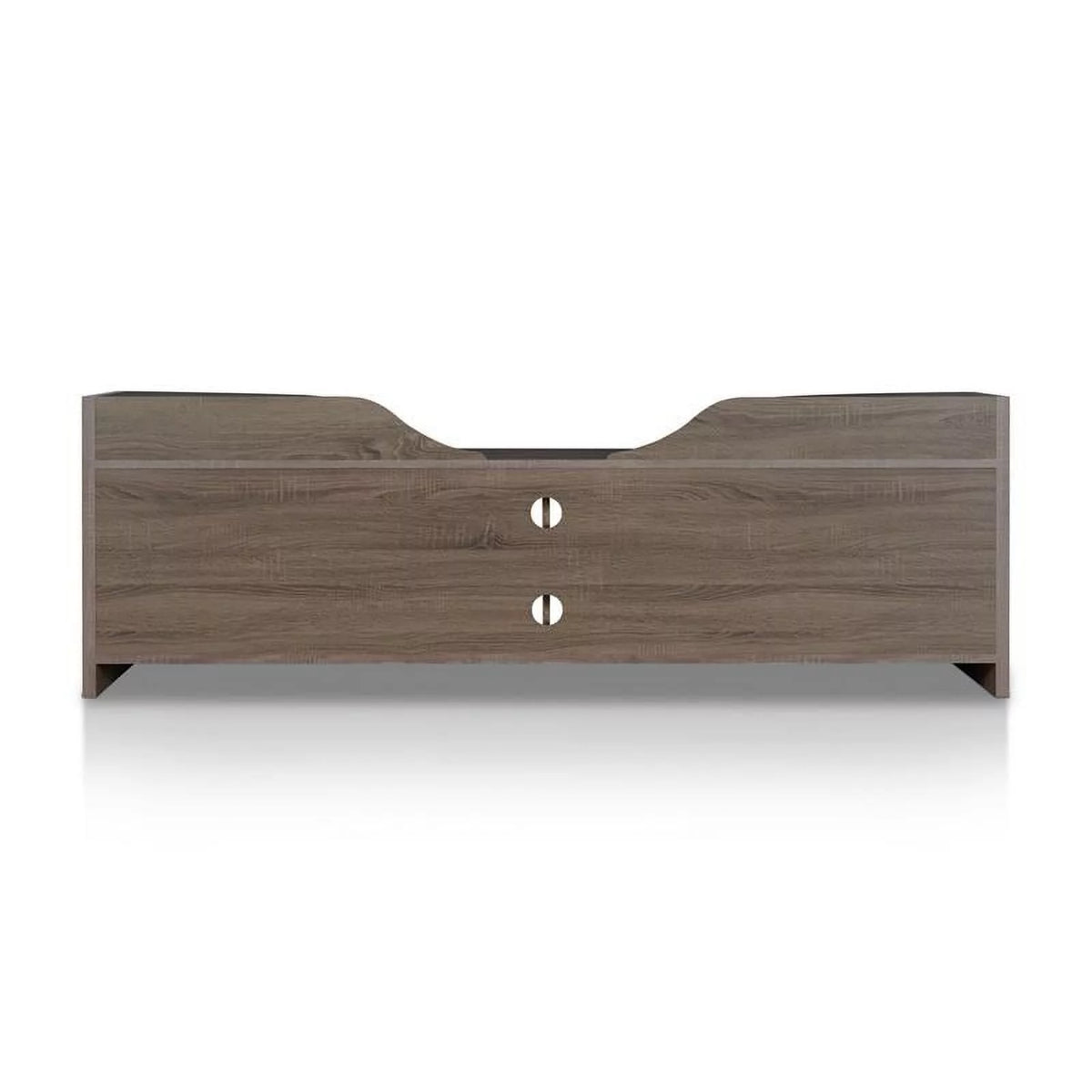 Rustic Wood 72-Inch TV Stand in Chestnut Brown Finish L155