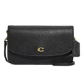 Polished Pebble Leather Crossbody L177