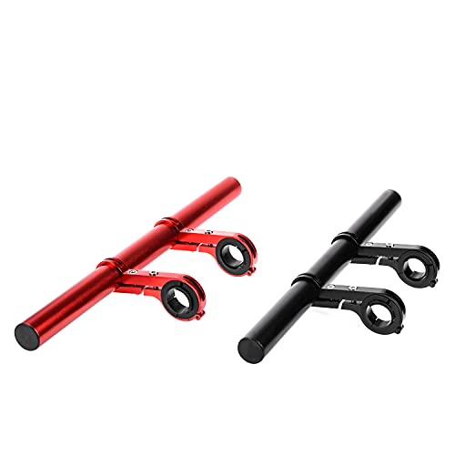 Black Aluminum Alloy 30cm Handlebar Extender A341