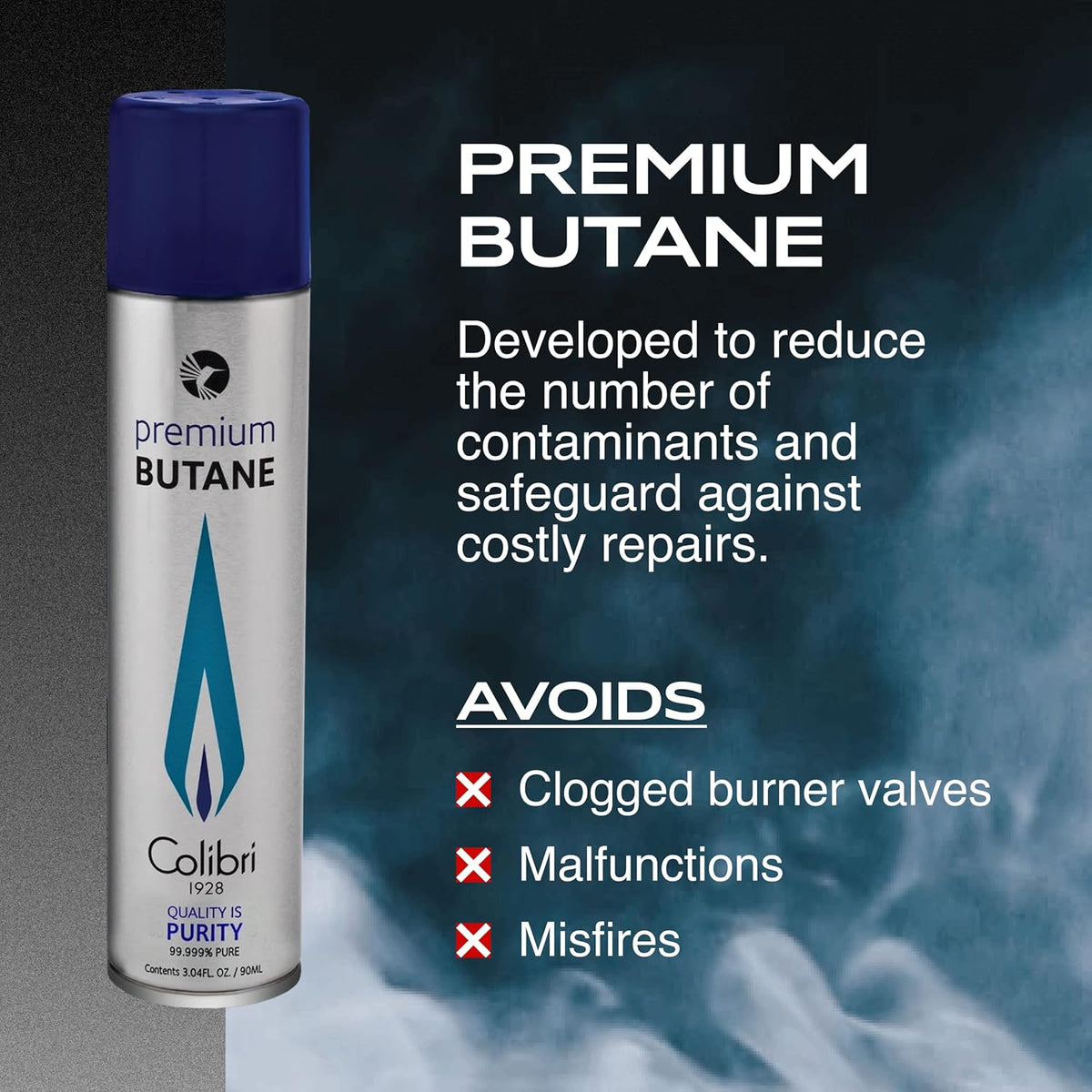 Pack of 2 Butane Fuel Refill, 90ml (3.04fl oz) N639