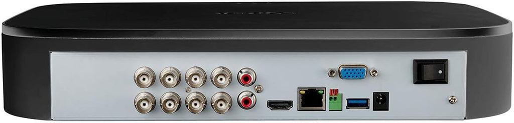 4K Analog Wired Security Camera System with 1TB 8 Channel DVR O66398