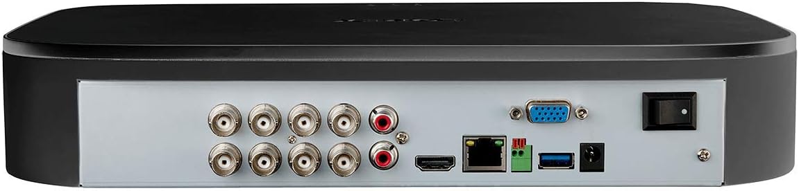 4K Analog Wired Security Camera System with 1TB 8 Channel DVR O66398