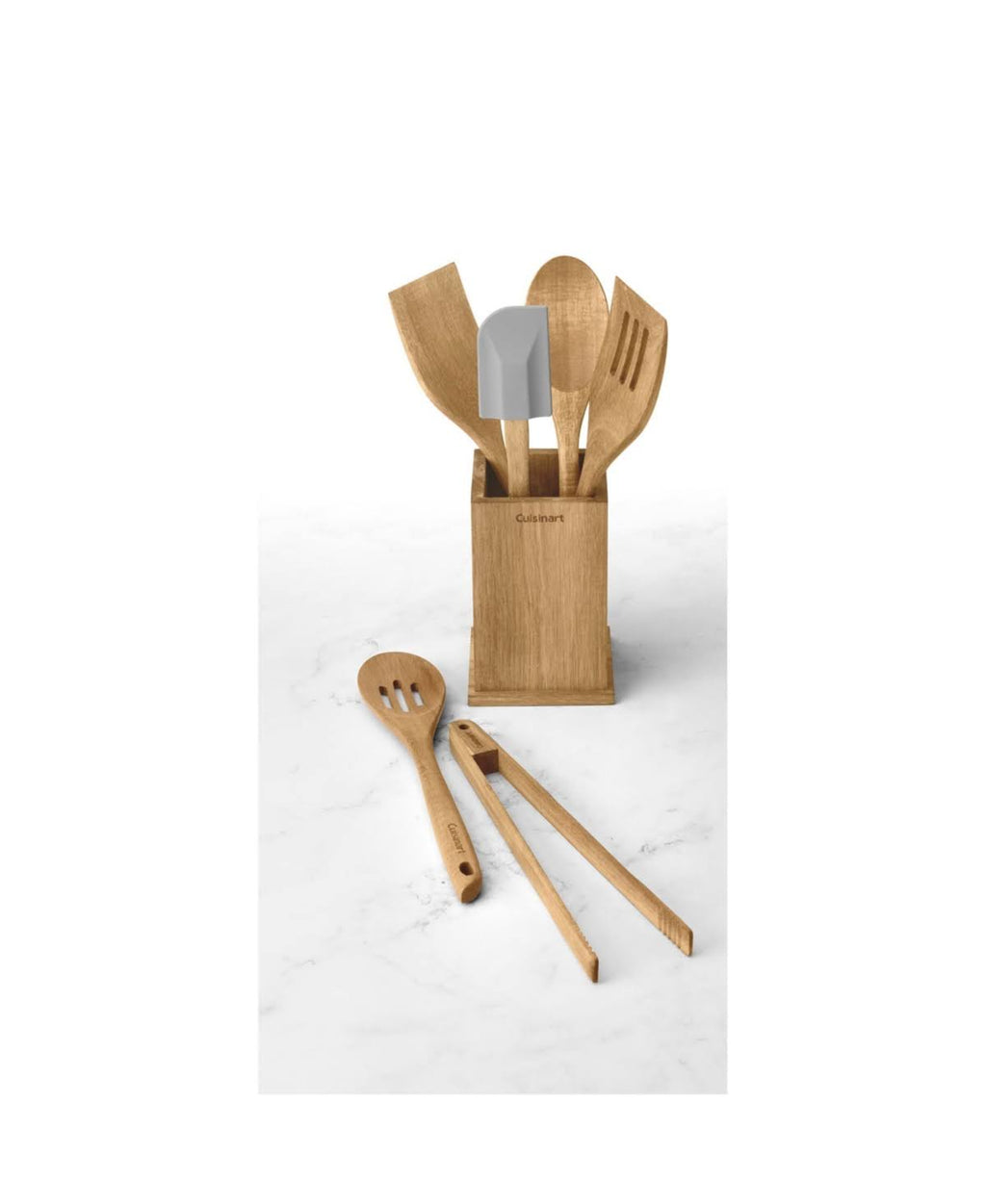 Acacia 7-pc. Utensil & Crock Set W530