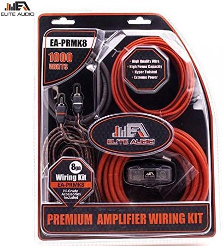 0 Gauge CCA Amp Kit with 20 feet 0 AWG + 2-Channel RCA Interconnects G6625