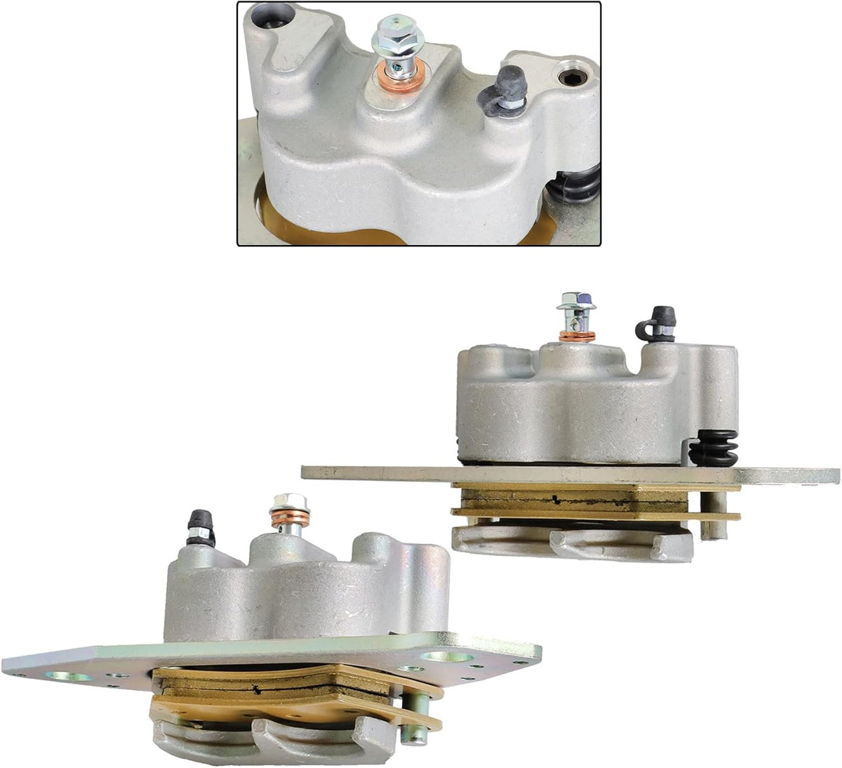 Front Left Right Brake Calipers with Pads V468
