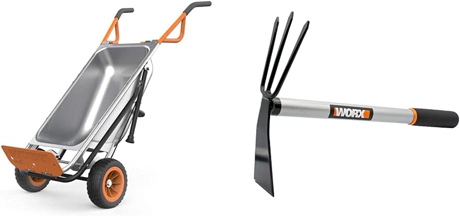 8-in-1 Yard Cart Wheelbarrow Dolly R423146