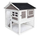 Small Animal Hutch with Ramp P3538