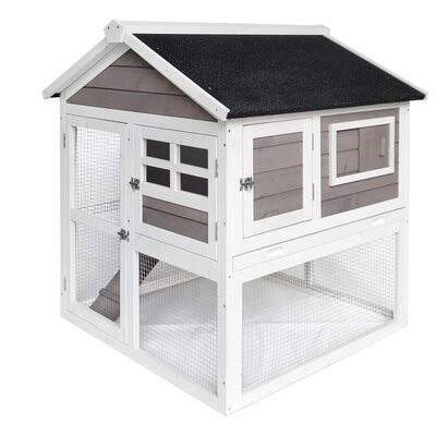 Small Animal Hutch with Ramp P3538