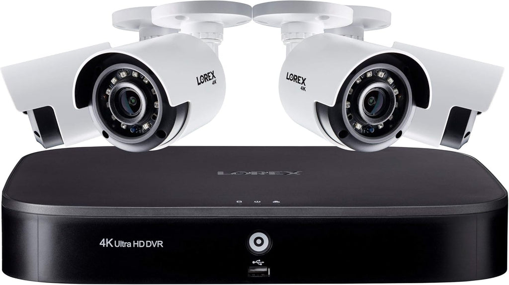 4K Analog Wired Security Camera System with 1TB 8 Channel DVR O66398