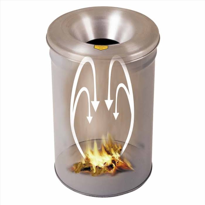 4-1/2 Gallon Gray Waste Receptacle U970