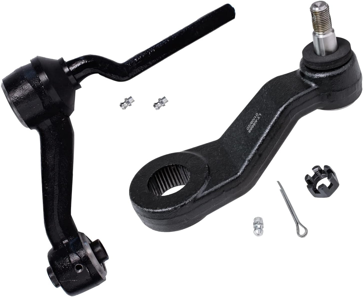 14PC Front Steering Idler Arm Pitman Arm Tie Rods Sway Bars Ball Joints G603