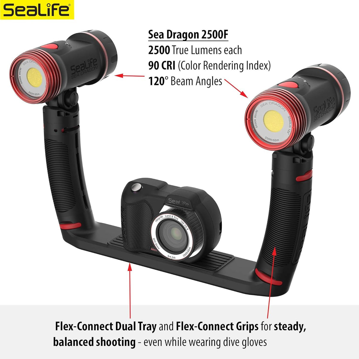 Underwater Camera & Dual Light Set L9447