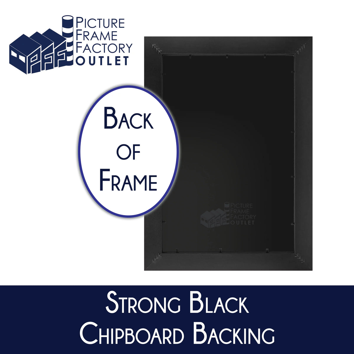 8x24 Black MDF Picture Frame N491408