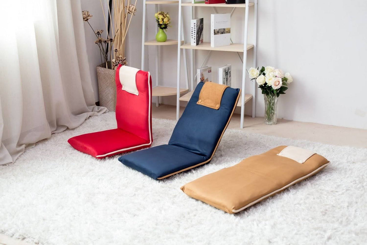Padded Floor Chair with Adjustable Backrest P85278