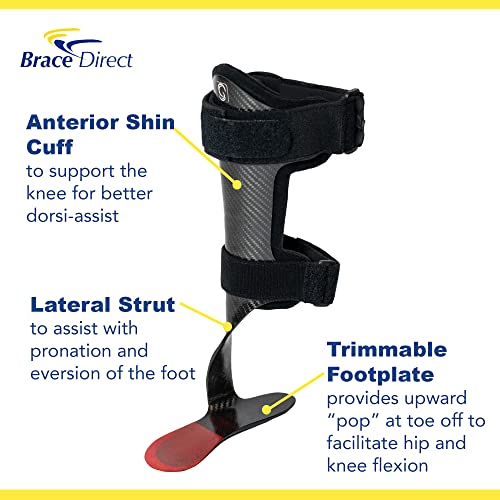 Lightweight Carbon Fiber AFO Brace I1739