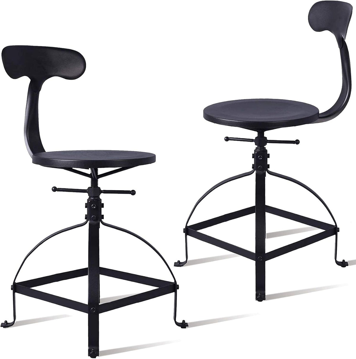 Adjustable Height Swivel Bar Stools with Back Z72869