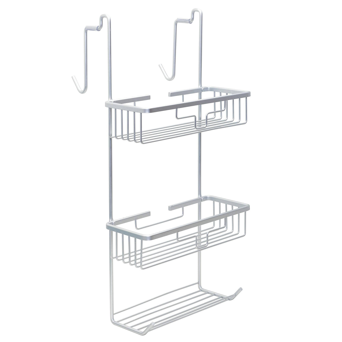 Satin Chrome Aluminum Over The Door Shower Caddy L6700