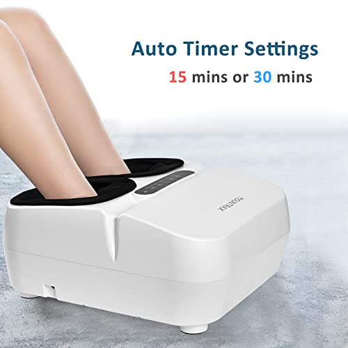 Black Shiatsu Foot Massager with Heat and Remote Control T1505