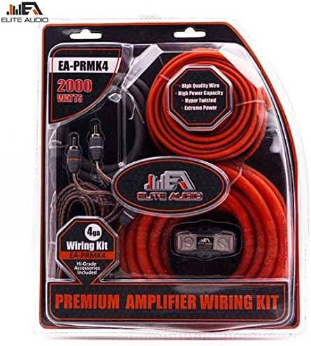 0 Gauge CCA Amp Kit with 20 feet 0 AWG + 2-Channel RCA Interconnects G6625
